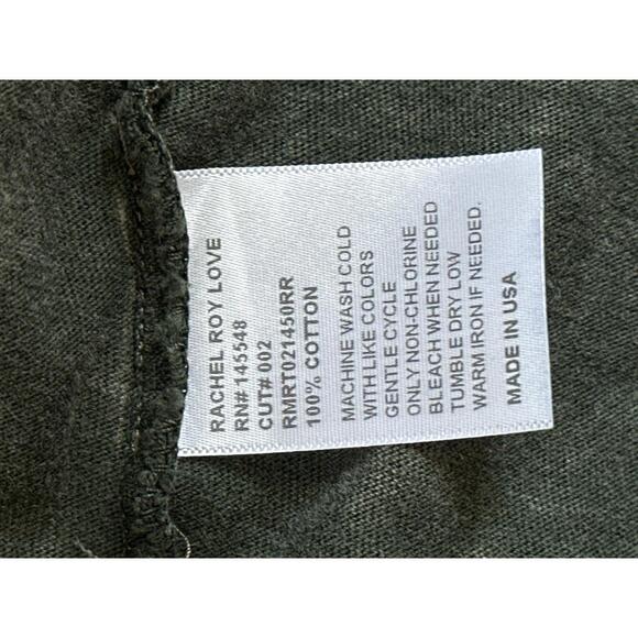 Distressed Gray Short Sleeve T-Shirt Size Small - Picture 9 of 10